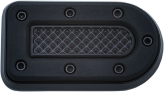 Kuryakyn Heavy Industry Brake Pedal Pad In Satin Black Finish For Harley Davidson FX & XG Motorcycles (7038)