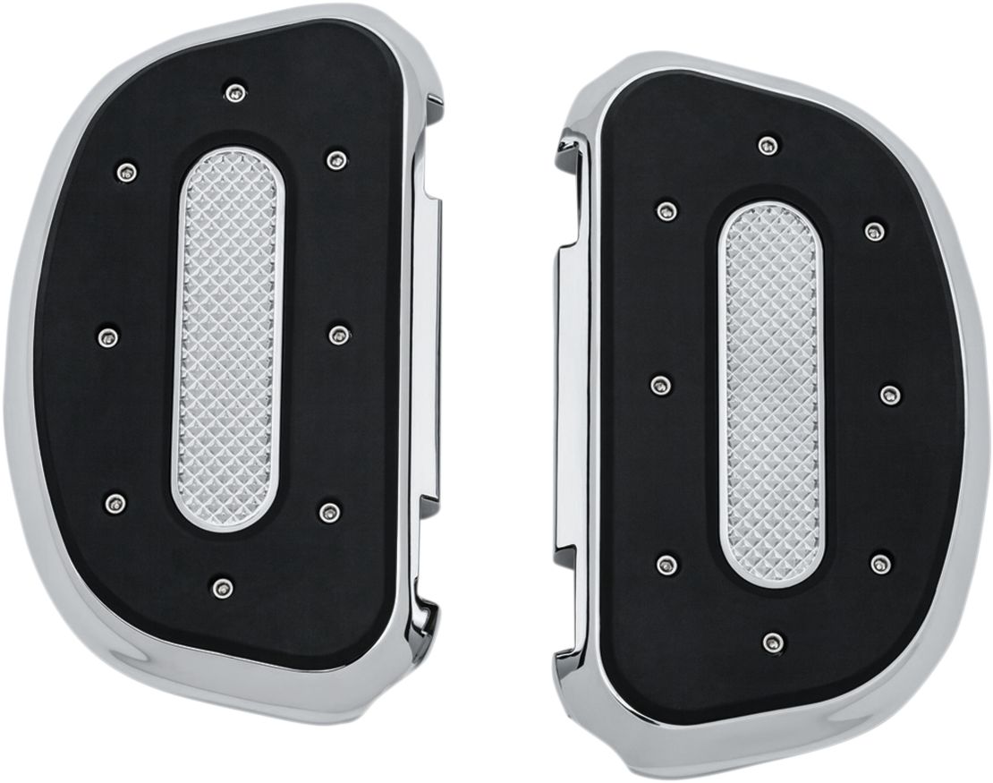 Kuryakyn Heavy Industry Passenger Floorboards In Chrome Finish (7043