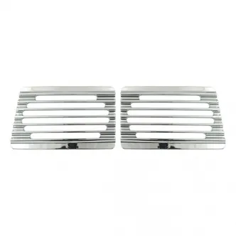 Covingtons Speaker Grills Finned in Chrome Finish For Cycle Sounds Lids Models (C0023-C)