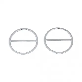 Doss Front Speaker Trim in Chrome Finish For 1996-2013 Electra Glide, Street Glide, Trike With OEM Speakers (Excluding 2011-2013 FLHXSE; 2012-2013 FLHTCUSE & All Models With Boom! Speakers) Models (ARM202015)