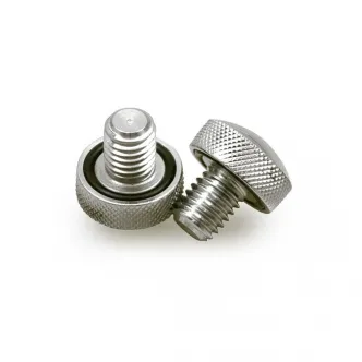 Doss Knurled Solo Seat Screw Kit 1/2-13 x 1/2 For 1987-1999 Softail Models (ARM818809)