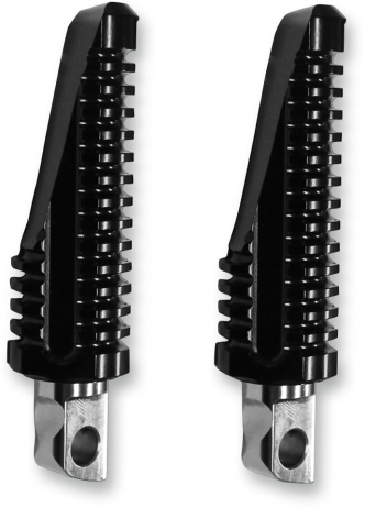 Burly Brand Havoc Aluminium Footpegs in Black Anodized For H-D Male Mount Models (B13-1003B)