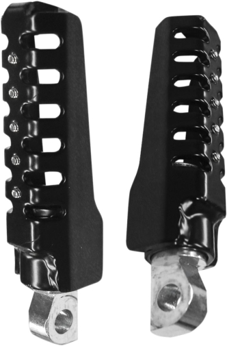 Burly Brand Razorback Footpegs in Black Powder Coated Finish For HD Male Mount Models (B13-1002B)