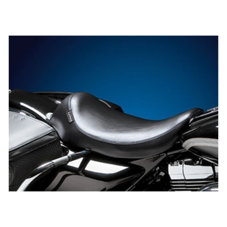 Le Pera Silhouette Smooth Foam Solo Seat 11 Inch Wide in Black For 2006-2007 FLHX Street Glide Models (LH-857SG)