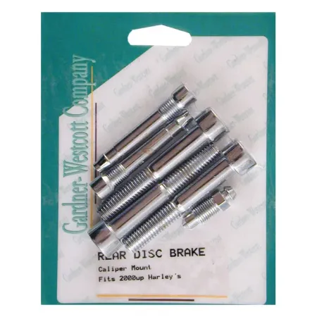 TCMT 2-Pack M10x1.5 Front Brake Caliper Bolts For Harley Softail Dyna Touring, 1 Year Warranty