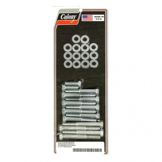 Colony Rocker Box Bolt Kit Hex in Zinc Finish For 1977-1985 XL Models (ARM307929)