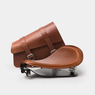 Darkstar Lone Rider & Explorer Kit In Brown Leather For Harley Davidson Sportster (MSP 202 + MSP 102)