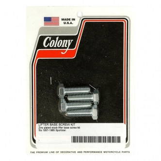 Colony Tappet Block Mount Kit, OEM Style in Zinc Finish For 1957-1985 XL Models (ARM607929)