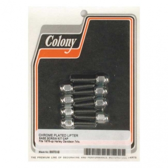Colony Tappet Block Mount Kit, Cap Style in Chrome Finish For Late 1976-1999 B.T. (Excluding TC) Models (ARM271989)