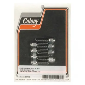 Colony Tappet Block Mount Kit, Cap Style in Chrome Finish For Late 1976-1999 B.T. (Excluding TC) Models (ARM271989)