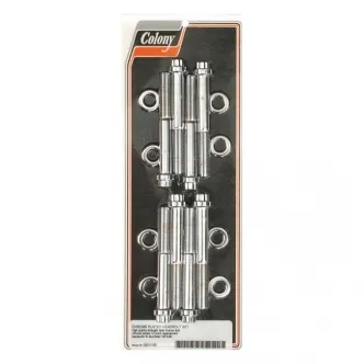 Colony Head Bolt Kit OEM Style Including Washers in Chrome Finish For 1973-1985 XL Models (9211-16)