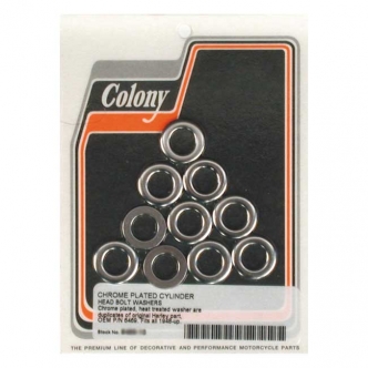 Colony Head Bolt Washer Set For 7/16 Headbolts in Chrome Finish For 1936-1984 OHV B.T. Models (ARM536989)