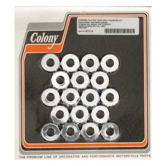 Colony Head Bolt Washer Set in Chrome Finish For H-D Side Valves With Alu Heads Models (ARM836989)