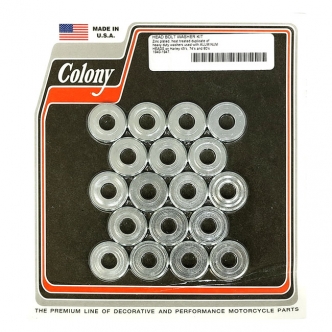 Colony Head Bolt Washer Set in Zinc Finish For H-D Side Valves With Alu Heads Models (ARM128929)