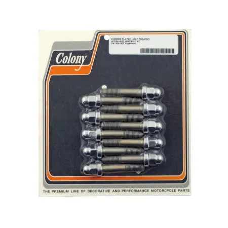Colony Head Bolt Kit Acorn Style For 1936-1939 Knucklehead Models (7152-20)