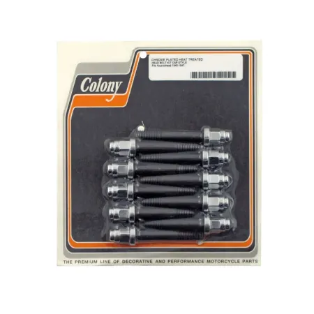Colony Head Bolt Kit Cap Style For 1940-1947 Knucklehead Models (8460-20)