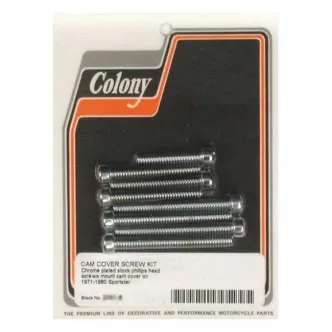 Colony Cam Cover Mount Kit, OEM Style in Chrome Finish For 1971-1980 XL Models (ARM591989)