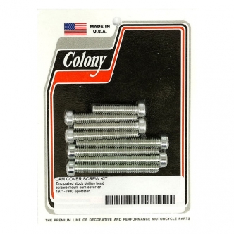 Colony Cam Cover Mount Kit OEM Style in Zinc Finish For 1971-1980 XL Models (ARM017929)