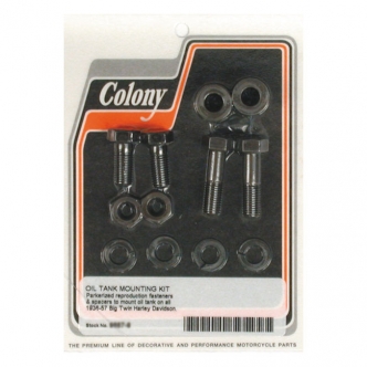 Colony Oil Tank Mount Kit in Black Parkerized Finish For 1936-1957 B.T. Models (ARM529039)
