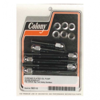 Colony Oil Pump Mount Kit Acorn in Chrome Finish For 1979-1991 B.T. Models (ARM970989)