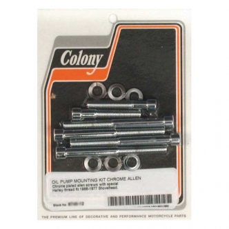 Colony Oil Pump Mount Kit Allen in Chrome Finish For 1967-1978 B.T. Models (ARM580989)