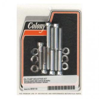 Colony Oil Pump Mount Kit Allen in Chrome Finish For 1979-1991 B.T. Models (ARM680989)