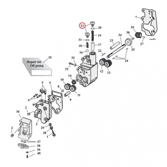Gardner Westcott Oil Pump And Crankcase Plug Set Allenheads, 3 Plug Set For 1981-1999 B.T. (Excluding TC) Models (ARM091505)