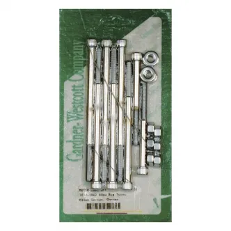 Gardner Westcott Crankcase Bolt Kit Allen in Chrome Finish For 1979-1995 B.T. Models (ARM502305)