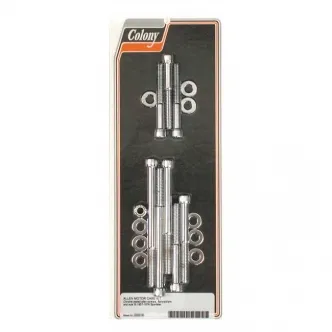 Colony Crankcase Bolt Kit Stock Style in Zinc Finish For 1957-1976 XL Models (ARM072989)