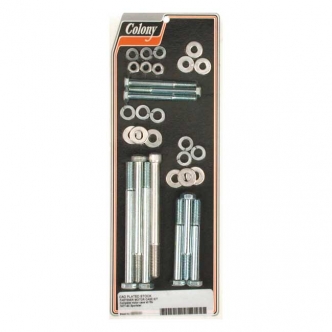 Colony Crankcase Bolt Kit Stock Style in Zinc Finish For 1977-1990 XL Models (ARM272989)