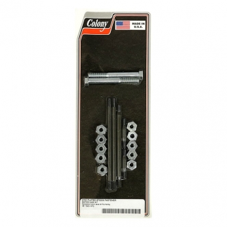 Colony Crankcase Bolt Kit Stock Style in Zinc Finish For 1937-1973 45 Inch SV Models (ARM537929)