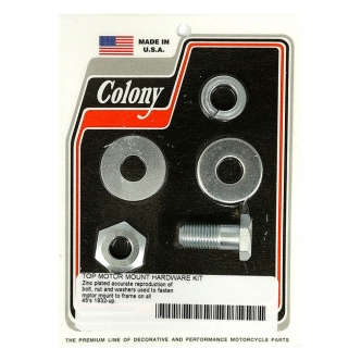 Colony Upper Motor Mount Kit in Zinc Finish For 1932-1973 45 Inch SV Models (ARM828929)