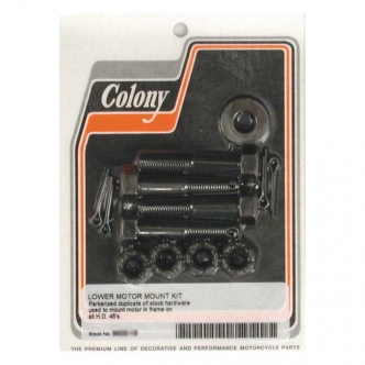 Colony Lower Motor Mount Kit in Parkerized Finish For 1932-1973 45 Inch SV Models (ARM086989)
