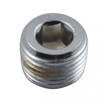 Gardner Westcott 1/8-27 NPT in Chrome Finish Pipe Plug, Allen For Multi-Application (ARM028905)