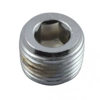 Gardner Westcott 1/8-27 NPT in Chrome Finish Pipe Plug, Allen For Multi-Application (ARM028905)