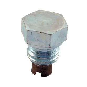 Doss Timing and Drain Plug Zinc 1/2 Inch -13 Threaded in Hex Finish For 1952-1976 K, XL Case & Oil Tank, 1937-1986 FL, FX Models (ARM557705)