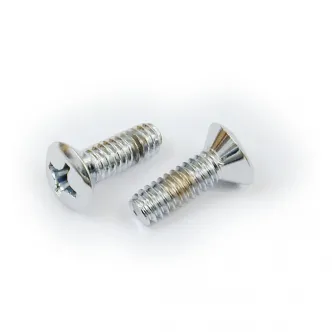 Gardner Westcott Screws in Chrome Finish Tapered Philips Head For 1970-1998 B.T. Inspection Cover (40210)