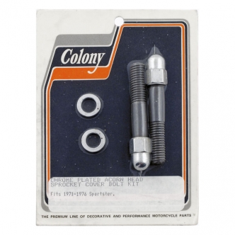 Colony Sprocket Cover Mount Kit in Acorn Chrome Finish For 1971-1976 XL Models (ARM310529)