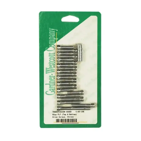 Gardner Westcott Transmission Top & Bottom Cover Screw Kit Allen heads For 1993-1998 FLT Models (C-80-106)