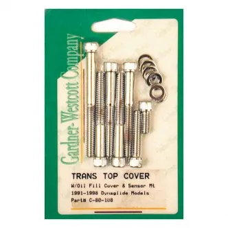 Gardner Westcott Transmission Top Cover Screw Kit, Allen For 1991-1998 Dyna Models (ARM860725)