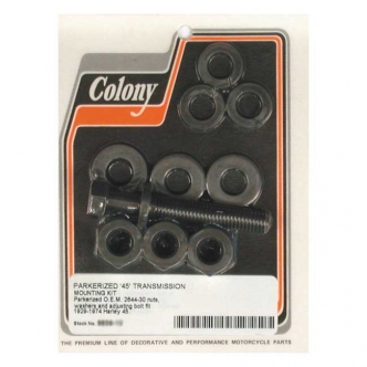 Colony Transmission Mount Kit in Black Parkerized Finish For 1929-1973 45 Inch SV Models (ARM835989)