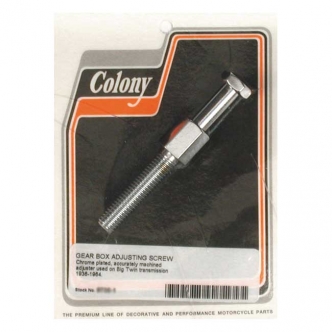 Colony Transmission Adjuster Bolt in Chrome Finish For 1936-1964 B.T. Models (ARM907989)