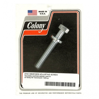 Colony Transmission Adjuster Bolt in Zinc Finish For 1929-1973 All 45 Inch SV Models (ARM838929)