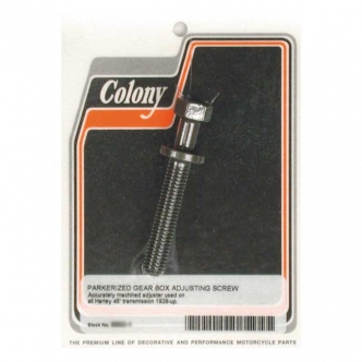 Colony Transmission Adjuster Bolt in Black Parkerized For 1929-1973 All 45 Inch SV Models (ARM417989)