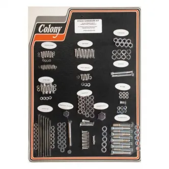 Colony Motor Screw Set OEM Style in Chrome Finish For 1958-1965 PAN Models (8303 CHR)
