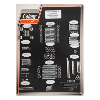 Colony Motor Screw Set OEM Style in Chrome Finish For 1971-1973 XL Models (ARM875989)