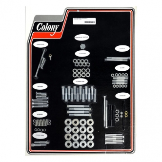 Colony Motor Screw Set OEM Style in Zinc Finish For 1954-1956 K Models (ARM176929)