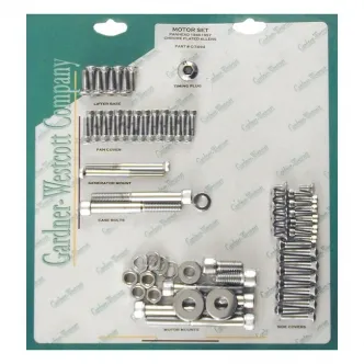 Gardner Westcott Motor Screw Set Allen For 1948-1957 PAN (Short Bolts For Steel D-Rings) Models (C-74-94)