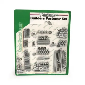 Gardner Westcott Builders Fastener Set in Polished Allen Finish For 1966-1969 Early Shovel Models (ARM752415)