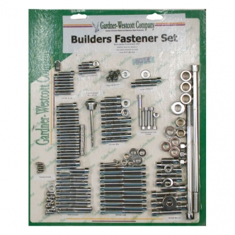 Gardner Wesstcott Builders Fastener Set in Polished Allen Finish For 2000-2006 Softail Models (ARM472415)